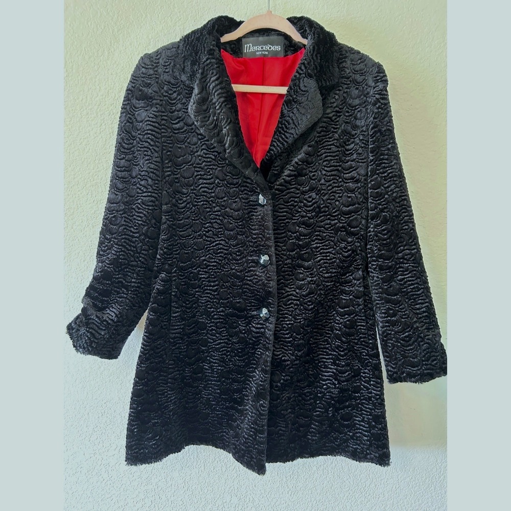 Whimsigoth Burnt Velvet Coat 90s Mercedes Enchanting Dark‎ Steamfunk Grunge SZ 8